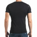 Ανδρική μαύρη κοντομάνικη μπλούζα Lagos il140416-56 3