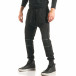 Ανδρικό μαύρο παντελόνι jogger Adrexx it181116-49 4