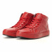 Ανδρικά κόκκινα sneakers Montefiori it200917-16 3
