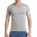 Ανδρική γκρι κοντομάνικη μπλούζα Enjoy it030217-12 2