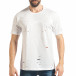Ανδρική λευκή κοντομάνικη μπλούζα Black Island tsf020218-30 2
