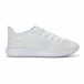 Ανδρικά λευκά αθλητικά παπούτσια ελαφρύ μοντέλο All-white it240418-2 2