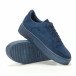 Γυναικεία μπλε sneakers σουέτ με κορδόνια it240118-26 4