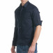 Ανδρικό μαύρο πουκάμισο Mario Puzo tsf070217-2 4
