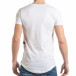 Ανδρική λευκή κοντομάνικη μπλούζα Breezy tsf060217-50 3