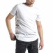 Ανδρική λευκή κοντομάνικη μπλούζα Breezy tr270221-51 2