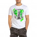Ανδρική λευκή κοντομάνικη μπλούζα Soni Fashion 25765 it240621-9 2