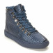 Ανδρικά γαλάζια sneakers Niadi it141016-10 3