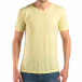 Ανδρική κίτρινη κοντομάνικη μπλούζα FM it150616-29 2