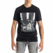 Ανδρική μαύρη κοντομάνικη μπλούζα Freefly tr010720-32 2