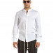 Ανδρικό λευκό λινό πουκάμισο Duca Fashion DU140206 it240621-27 2