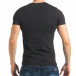 Ανδρική μαύρη κοντομάνικη μπλούζα Delmaro tsf020218-37 3