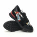 Ανδρικά μαύρα αθλητικά παπούτσια FM tr180320-29 4