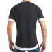 Ανδρική μαύρη κοντομάνικη μπλούζα Black Island tsf020218-32 3
