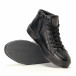 Ανδρικά μαύρα sneakers Montefiori it200917-18 4
