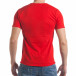 Ανδρική κόκκινη κοντομάνικη μπλούζα Enjoy it030217-11 3