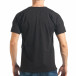Ανδρική μαύρη κοντομάνικη μπλούζα Breezy tsf020218-15 3