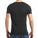 Ανδρική μαύρη κοντομάνικη μπλούζα Delmaro tsf020218-38 3