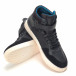 Ανδρικά μαύρα sneakers Reeca it100915-20 4