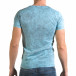 Ανδρική γαλάζια κοντομάνικη μπλούζα Lagos il120216-15 3