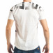 Ανδρική λευκή κοντομάνικη μπλούζα Breezy tsf020218-11 3
