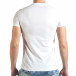 Ανδρική λευκή κοντομάνικη μπλούζα Just Relax il140416-44 3
