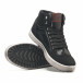 Ανδρικά μαύρα sneakers Montefiori it291117-26 4