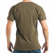 Ανδρική πράσινη κοντομάνικη μπλούζα Breezy tsf020218-14 3