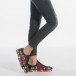 Γυναικεία μαύρα sneakers από οικολογικό δέρμα με κεντήματα και διακοσμητικές πέτρες it240118-46 2
