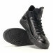 Ανδρικά μαύρα sneakers Montefiori it200917-15 4