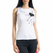 Γυναικεία λευκή αμάνικη μπλούζα il080620-9 3