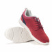 Ανδρικά κόκκινα αθλητικά παπούτσια Montefiori MF826R it250118-21 4