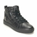 Ανδρικά μαύρα sneakers Montefiori it141016-17 3