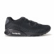Ανδρικά μαύρα αθλητικά παπούτσια με σόλες αέρα it020618-9 2