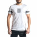 Ανδρική λευκή κοντομάνικη μπλούζα Lagos tr010221-9 2