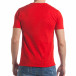 Ανδρική κόκκινη κοντομάνικη μπλούζα Enjoy it030217-8 3