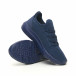 Ανδρικά μπλε μελάνζ αθλητικά παπούτσια ελαφρύ μοντέλο it041119-2 4