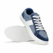 Ανδρικά μπλε sneakers από τζιν ύφασμα it160318-11 4