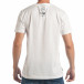Ανδρική λευκή κοντομάνικη μπλούζα CROPP lp180717-220 3