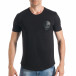 Ανδρική μαύρη κοντομάνικη μπλούζα SAW tsf290318-38 2