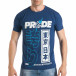 Ανδρική γαλάζια κοντομάνικη μπλούζα Frank Martin tsf290318-10 2