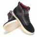 Ανδρικά μαύρα sneakers Reeca it100915-22 4