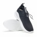 Ανδρικά μαύρα αθλητικά παπούτσια νεοπρένιο ύφασμα  it160318-30 4