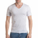 Ανδρική λευκή κοντομάνικη μπλούζα Enjoy it030217-15 2