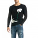 Ανδρική μαύρη μπλούζα Mickey Gloves tr020920-51 2