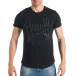 Ανδρική μαύρη κοντομάνικη μπλούζα SAW tsf290318-34 2