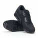 Ανδρικά μαύρα αθλητικά παπούτσια με σόλες αέρα it160318-1 4