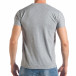 Ανδρική γκρι κοντομάνικη μπλούζα Frank Martin tsf290318-13 3