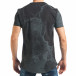 Ανδρική μαύρη κοντομάνικη μπλούζα Black Island tsf020218-23 3
