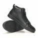 Ανδρικά μαύρα sneakers Montefiori it141016-17 4